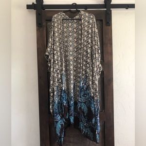 Earthbound Trading Co Kimono Drape Cardigan Size L
